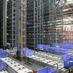 Three-dimensional warehouse of bins Three-dimensional warehouse of bins